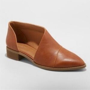Universal Thread Wenda Cut Out Booties Cognac Brown Women’s Size 9